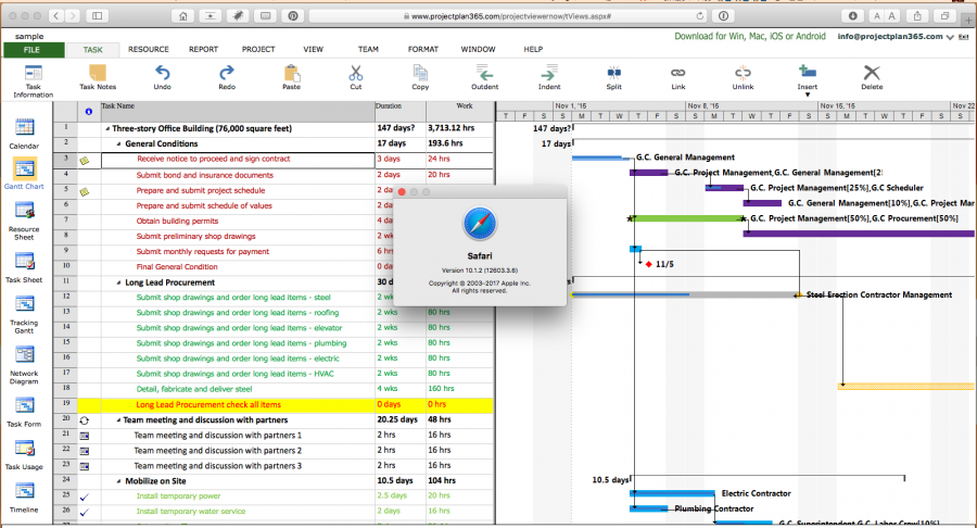 free microsoft project plan viewer